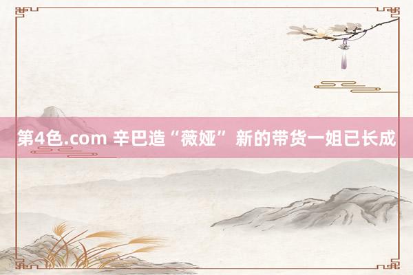 第4色.com 辛巴造“薇娅” 新的带货一姐已长成